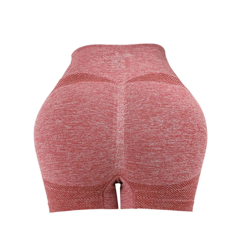 Women's high-waisted workout leggings, shorts style 