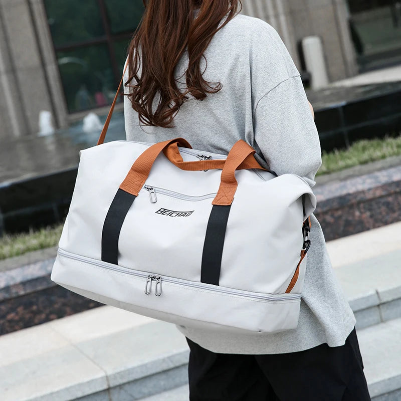 Spacious sports and travel bag