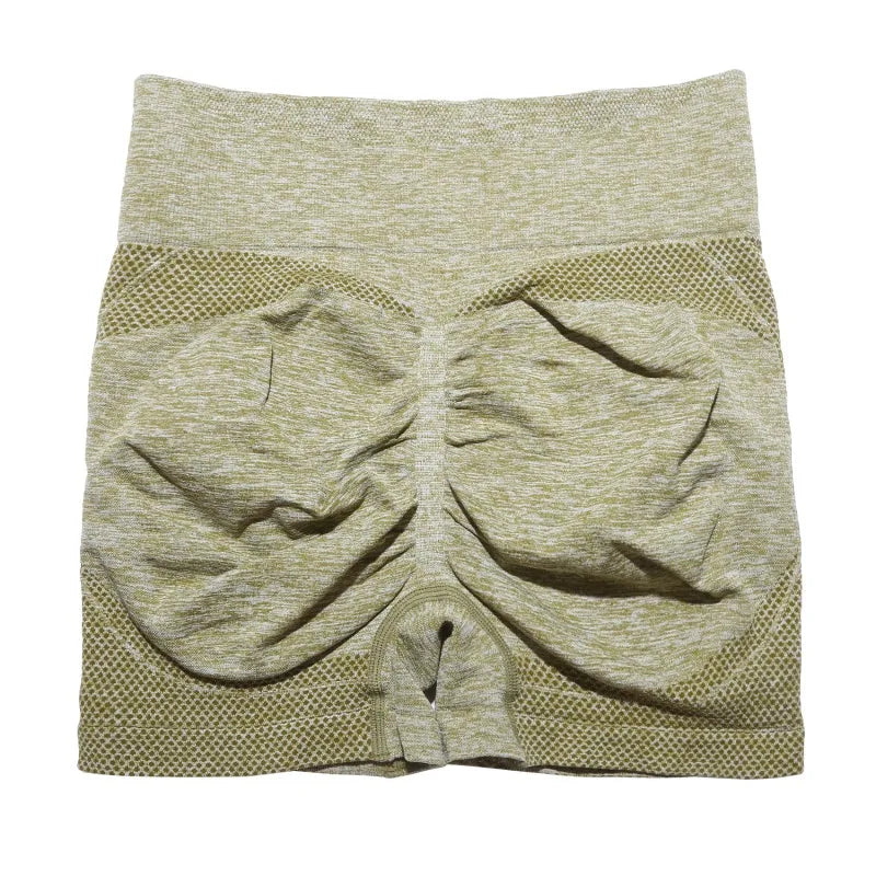 Women's high-waisted workout leggings, shorts style 