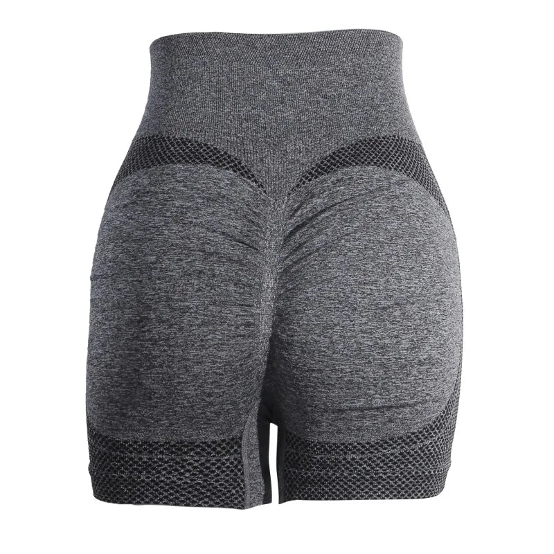 Women's high-waisted workout leggings, shorts style 