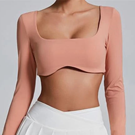 Women's sports bra, fitness skirt and leggings