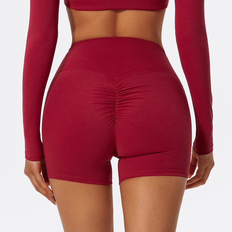 Women's solid color shorts