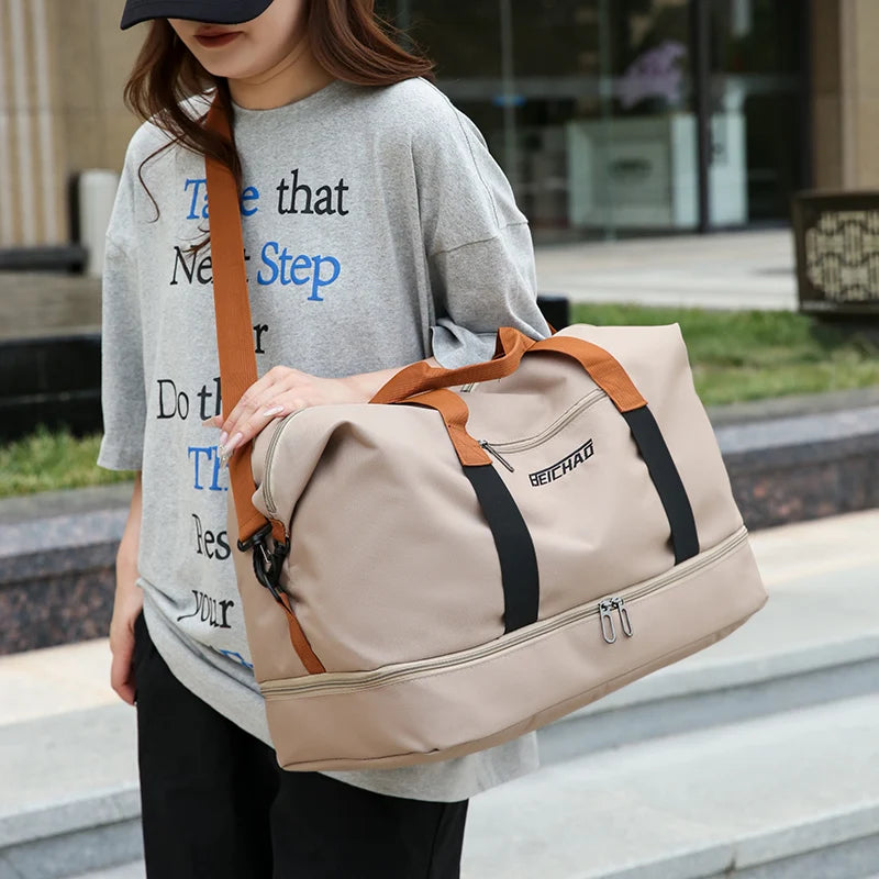 Spacious sports and travel bag