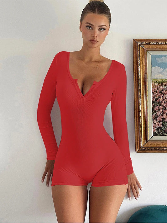 Naisten bodycon-jumpsuit