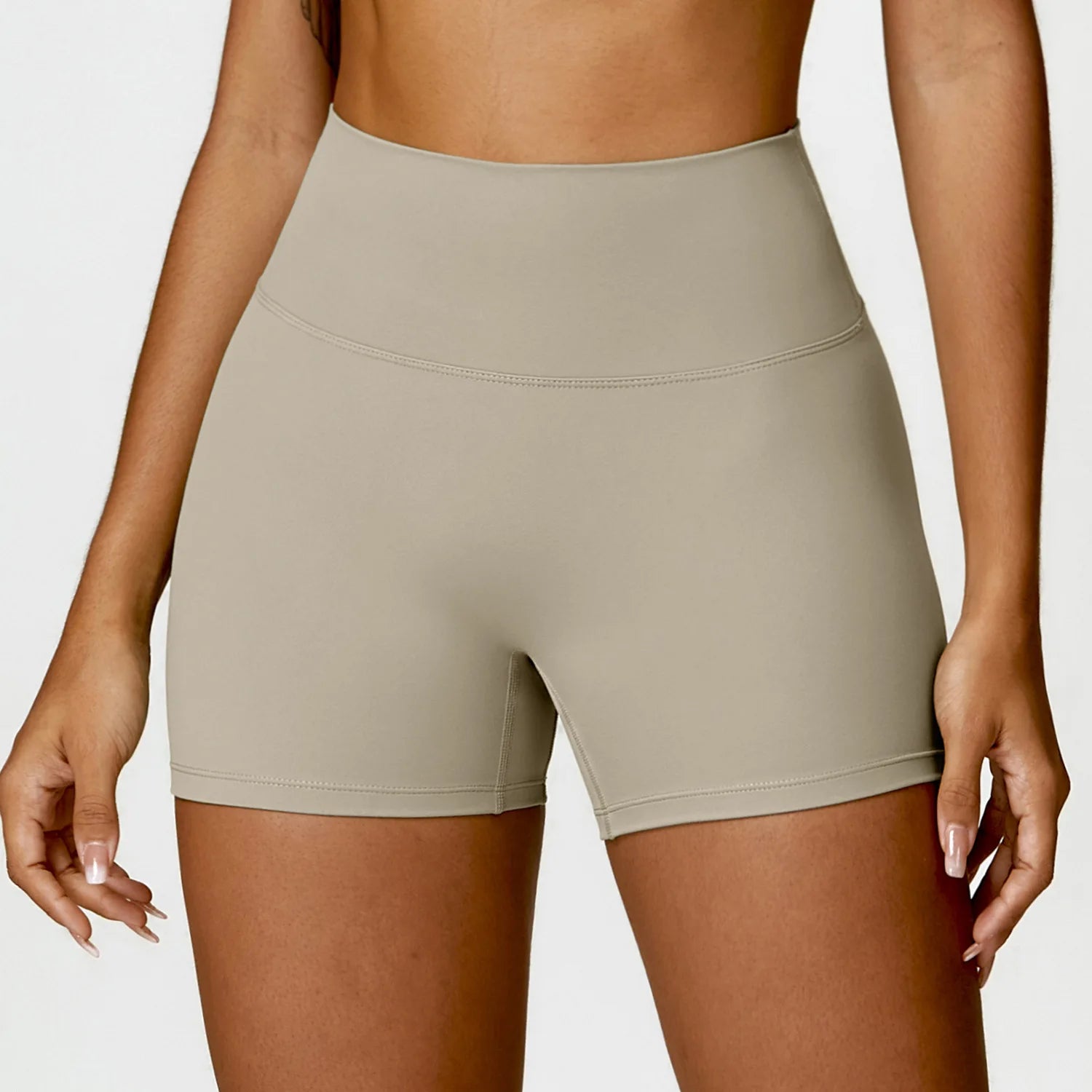 Women's solid color shorts