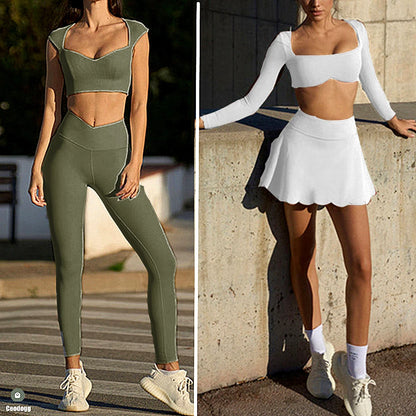 Naisten urheiluliivi, fitnesshame ja leggingsit