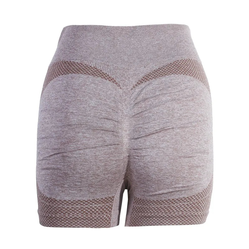Women's high-waisted workout leggings, shorts style 