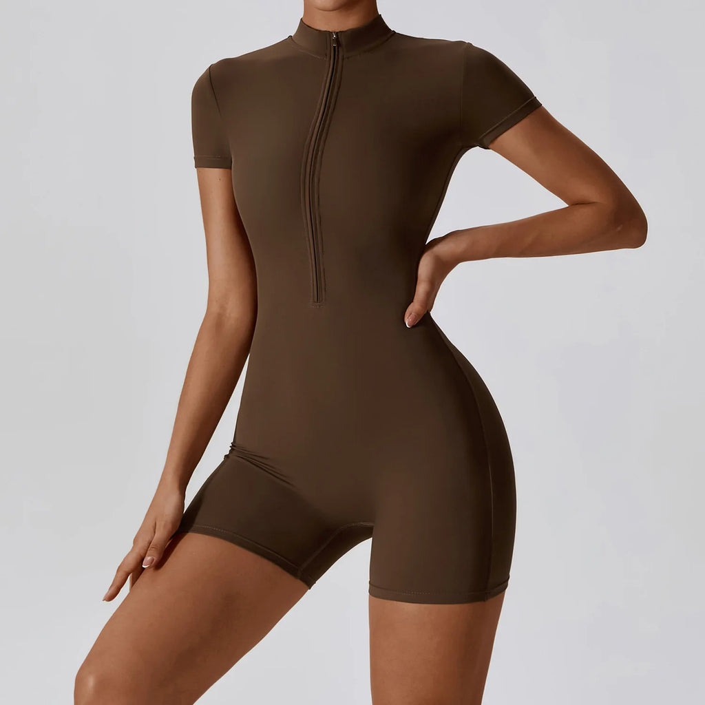 Women's short-leg jumpsuit