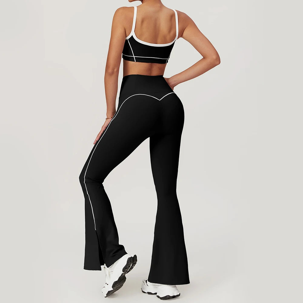 Women's yoga set - sports bra and workout leggings 