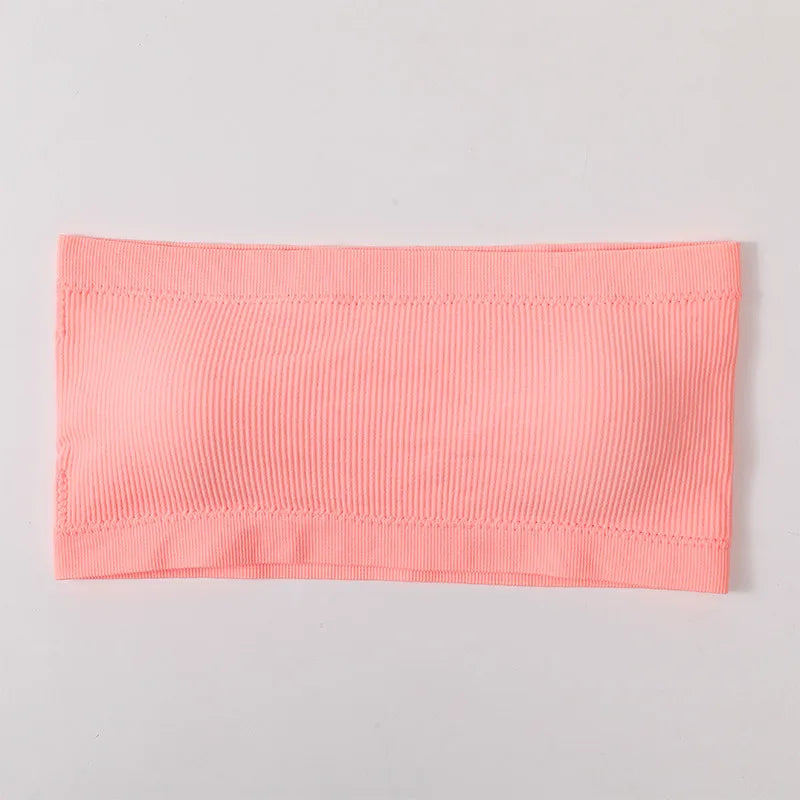 Strapless bandeau top