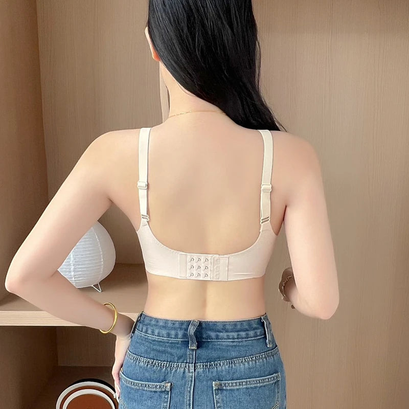 Non-wired push-up bras