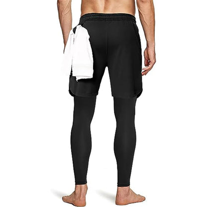 Miesten urheiluhousut 2-in-1