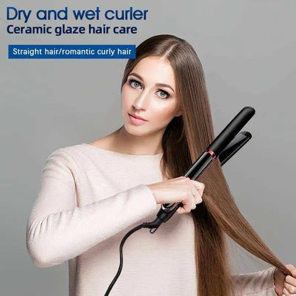 Ceramic hair straightener - adjustable temperature