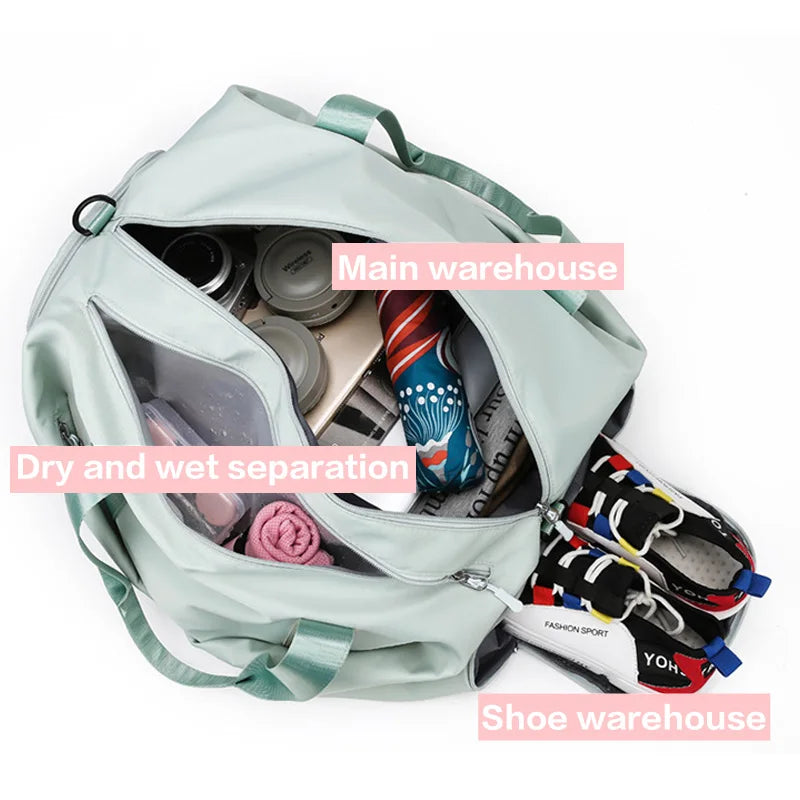 Women's sports bag for the gym