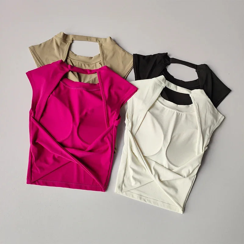 Women's push-up sports bras 