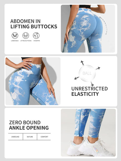 Leggingsit, kirjavat urheiluun, joogaan ja oleskeluun