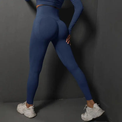 Naisten saumattomat push-up leggingsit