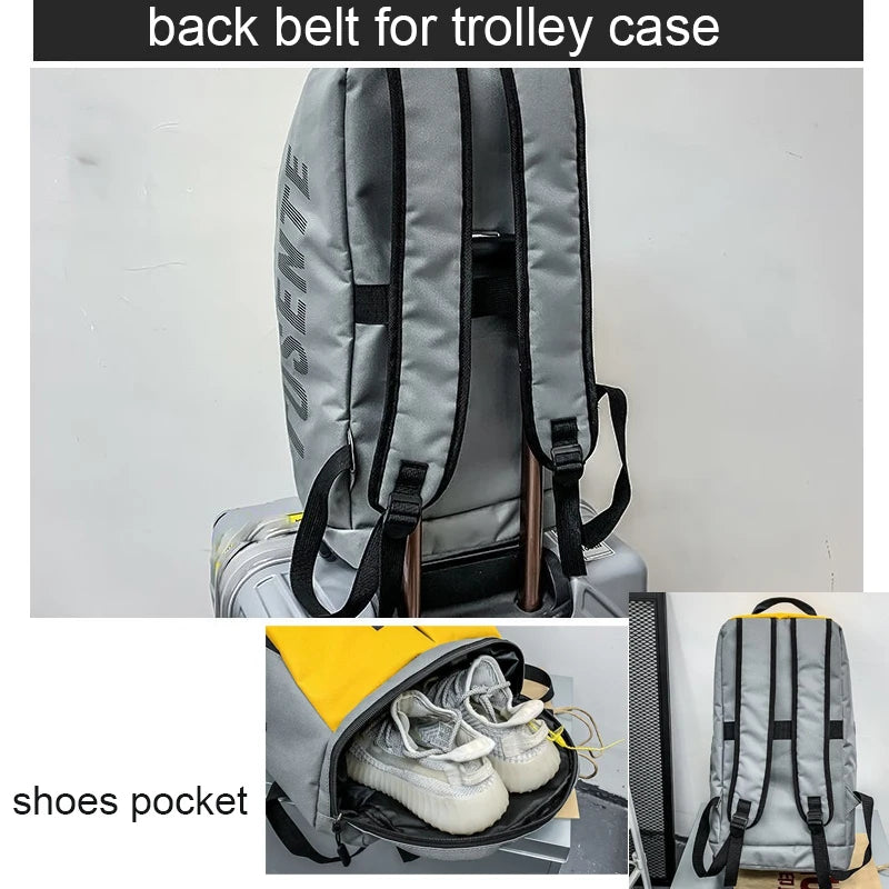 Spacious sports bag for the gym